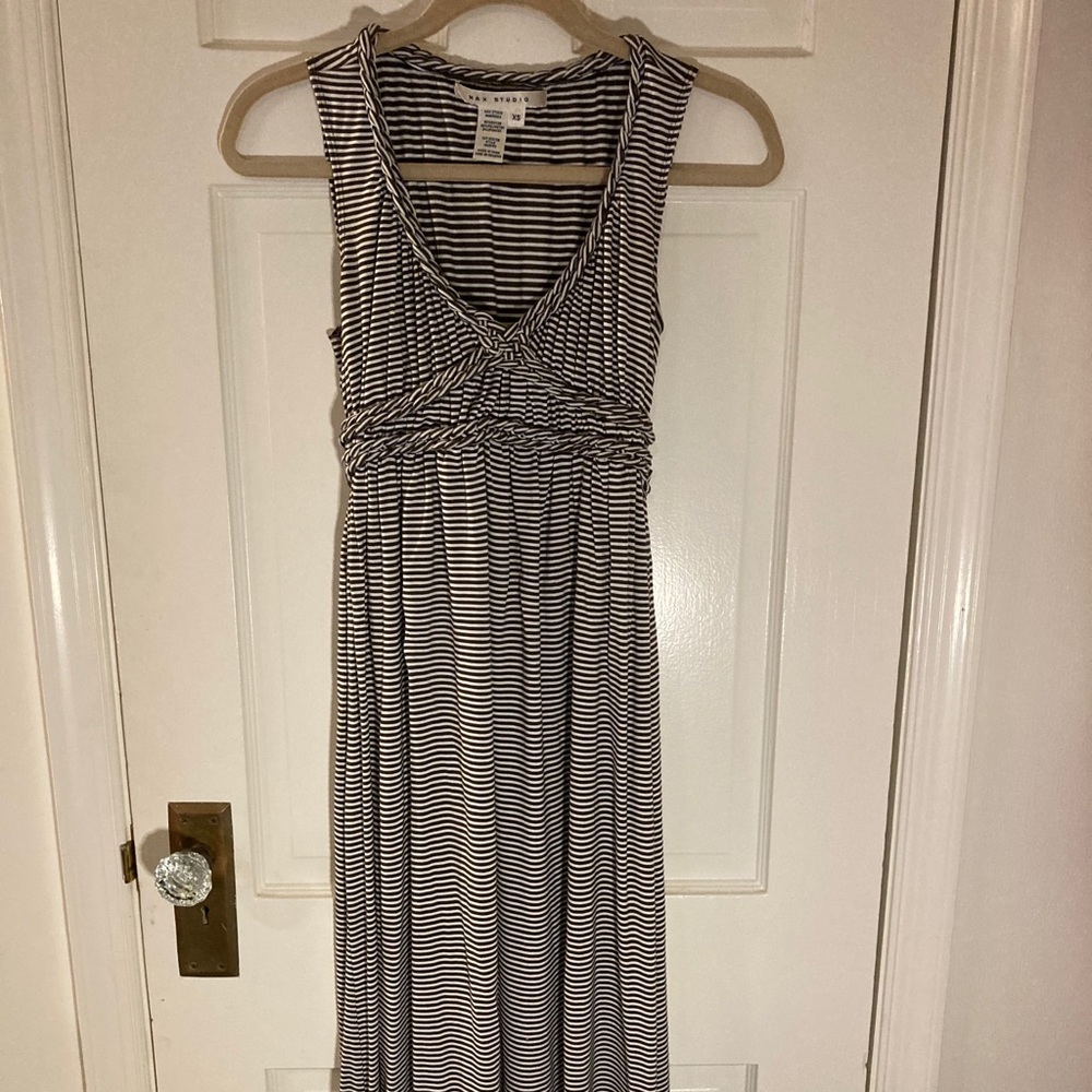 Max Studio Striped Maxi dress